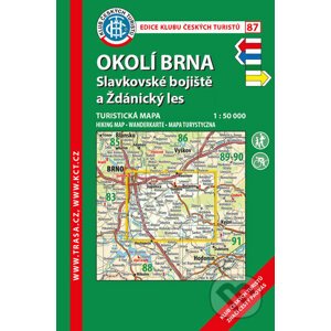 Okolí Brna, Slavkovské bojiště a Ždánický les 1:50 000 - Klub českých turistů