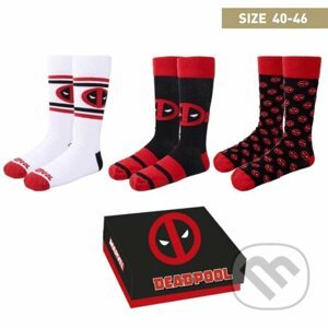 Ponožky Marvel: Deadpool 3 páry - Deadpool