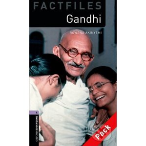 Factfiles 4 - Gandhi with Audio Mp3 Pack - Rowena Akinyemi