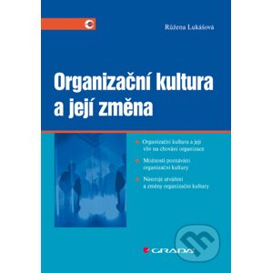 Organizační kultura a její změna - Růžena Lukášová