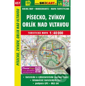 Písecko, Zvíkov, Orlík nad Vltavou 1:40 000 - SHOCart