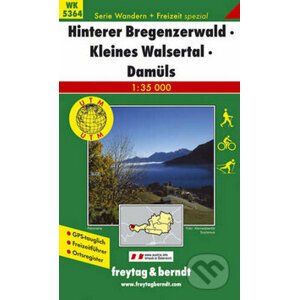 Hinterer Bregenzerwald, Kleines Walsertal, Damüls 1:35 000 - freytag&berndt