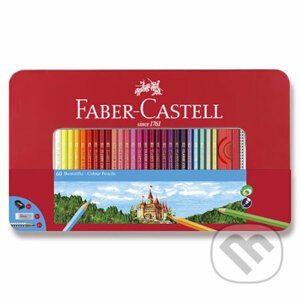 Pastelky Castell set 60 ks farebné s okienkom - Faber-Castell