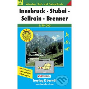 Innsbruck - Stubai - Sellrain - Brenner 1:50 000 - freytag&berndt