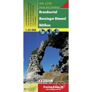 Brandnertal - Nenzinger Himmel - Rätikon 1:35 000 - freytag&berndt