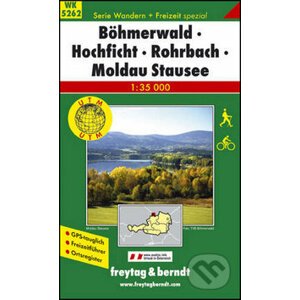 Böhmerwald - Hochficht - Rohrbach - Moldau Stausse 1:35 000 - freytag&berndt