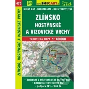 Zlínsko, Hostýnské a Vizovické vrchy 1:40 000 - SHOCart