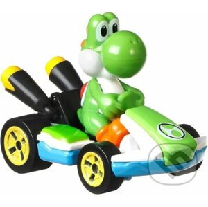 Hot Wheels Mario kart angličák Yoshi - Mattel