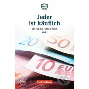 DaF Bibliothek A2/B1: Jeder ist käuflich: Ein Fall für Patrick Reich. Geheimnis in Kassel + Mp3 - Volker Borbein