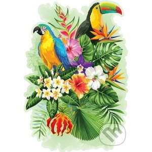 Tropičtí ptáci, dřevěné - WOODENCITY
