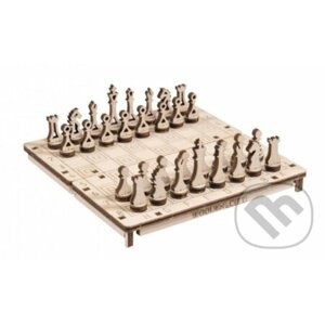 3D hra Šachy a Dáma 2v1 - WOODENCITY