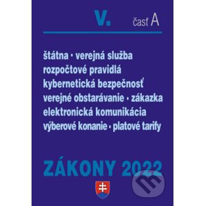 Zákony 2022 V/A - Poradca s.r.o.