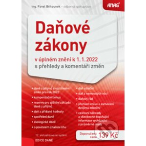 Daňové zákony 2022 - Pavel Běhounek