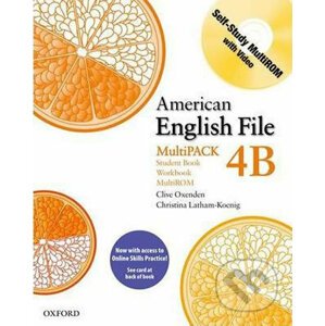 American English File 4: Student´s Book + Workbook Multipack B with Online Skills Practice Pack - Christina Latham-Koenig, Clive Oxenden