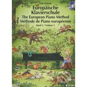 Europäische Klavierschule/The European Piano Method + CD - Fritz Emonts