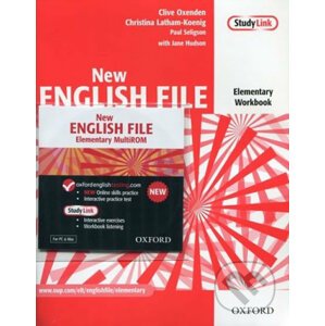 New English File Elementary: Workbook with Multi-ROM Pack - Clive Oxenden