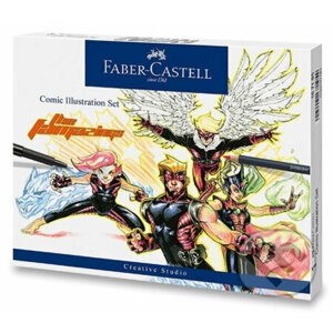 Faber - Castell Popisovač Comic Illustration set 15 ks - Faber-Castell