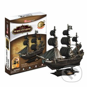 Pirátska loď - The Queen Anne's Revenge - CubicFun