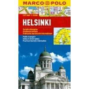 Helsinky - laminovaná mapa - Marco Polo