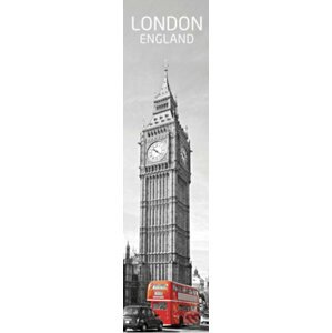 3D záložka - London in red - Mapcards.net