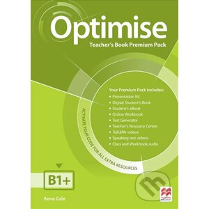 Optimise B1+: Teacher´s Book Premium Pack - Anna Cole