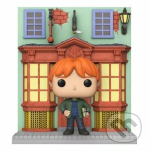 Funko POP Deluxe: Harry Potter Diagon Alley - Quidditch Supplies Store w/Ron (limited special edition) - Funko