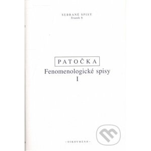 Fenomenologické spisy - Jan Patočka