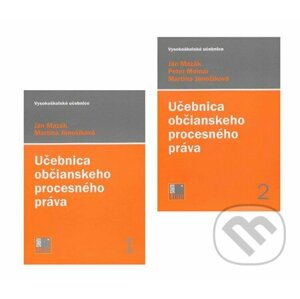 Učebnica občianskeho procesného práva 1+2 - Ján Mazák, Martina Jánošíková, Peter Molnár