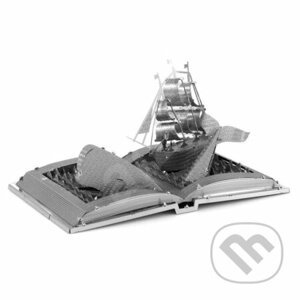 Metal Earth 3D kovový model Moby Dick Book Sculpture - Piatnik