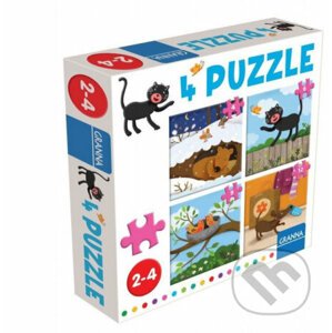 4 puzzle mačka - Pygmalino