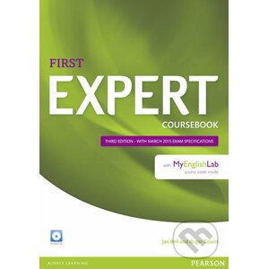 Expert First 3rd Edition Coursebook w/ Audio CD/MyEnglishLab Pack - Jan Bell