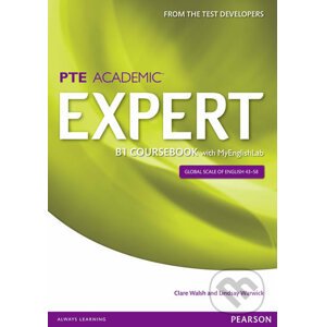 Expert PTE Academic B1 Coursebook w/ MyEnglishLab Pack - Clare Walsh