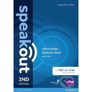 Speakout Intermediate: Student´s Book with Active Book with DVD with MyEnglishLab, 2nd - Antonia Clare