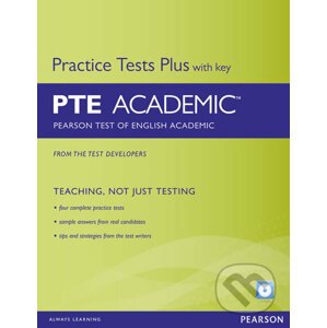 Practice Tests Plus: PTE Academic 2013 Book w/ Multi-Rom & Audio CD (w/ key) - Kate Chandler