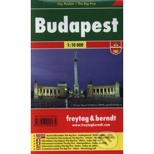 Budapešť 1:10 000 - freytag&berndt