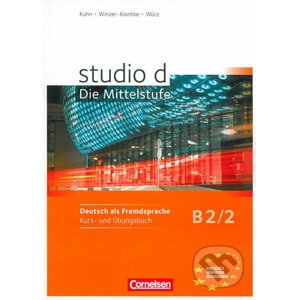 Studio d - B2/2 Die Mittelstufe: Kurs-und Übungsbuch + CD - Hermann Funk