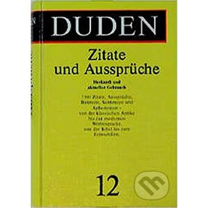 Duden - Band 12 Zitate und Aussprüche - Cornelsen Verlag