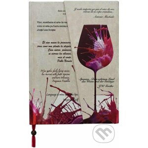Luxusní zápisník: Boncahier Víno Grand reserva/citáty - SUN