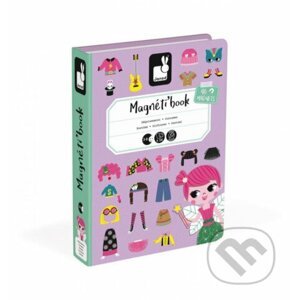 Magnetická kniha – Oblečenie dievčatá - Janod