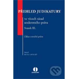 Přehled judikatury ve věcech zásad soukromého práva - Svazek III. - Petr Lavický