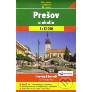 Prešov a okolie 1:12 000 - freytag&berndt