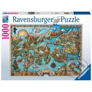 Ravensburger Puzzle - Tajemná Atlantida 1000 dílků - neuveden