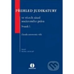 Přehled judikatury ve věcech zásad soukromého práva - Svazek I. - Petr Lavický
