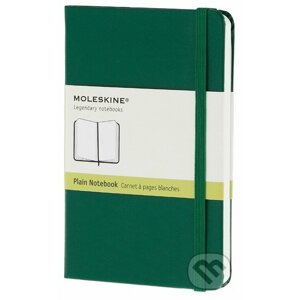 Moleskine – malý čistý zápisník (pevná väzba) – zelený - Moleskine