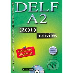 DELF A2: Nouveau diplome 200 activités Livret & CD - Richard Lescure