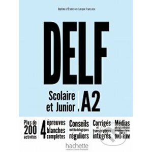 DELF A2: Scolaire et Junior + DVD-ROM (audio + vidéo) - Nouvelle édition - Hachette Francais Langue Étrangere