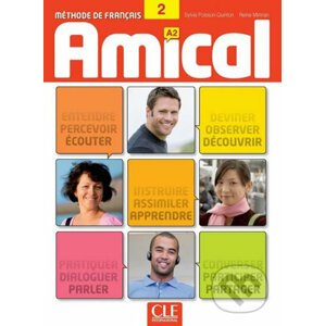 Amical A2: Livre de l´éleve + CD audio + Livret transcriptions et corrigés - Cle International