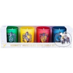 Harry Potter: Hogwarts Houses Glass Votive Candle Set - Insight Editions