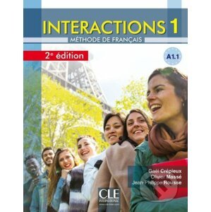 Interactions 1 - Niveau A1.1 - Livre de l´éleve + Audio téléchargeable en ligne - 2eme édition - Gaël Crépieux