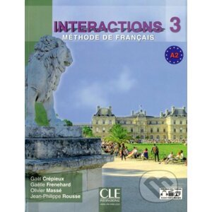 Interactions 3 - Niveau A2 - Livre de l´éleve + DVD Rom - Gaël Crépieux